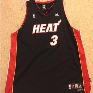Dwayne Wade Away Jersey, 2XL, +2 length